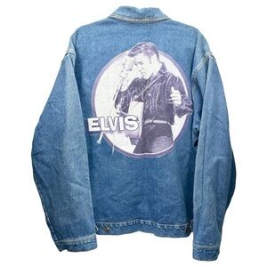 Vintage Elvis Jean Jacket 2000
